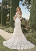 Picture of: Ornate Lace Wedding Dress with Off Shoulder Top in IINI, Style: B1014, Detail Picture 4