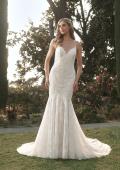 Picture of: Lace Trumpet Wedding Dress with Open Back in IINI, Style: B1010, Detail Picture 5, Landscape