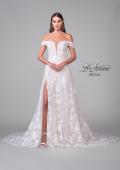 Picture of: Stunning Off the Shoulder Wedding Dress with Slit and Illusion Back in IINI, Style: B1223, Detail Picture 5