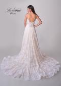 Picture of: Beautiful Lace A Line Wedding Gown with Deep V Illusion Neckline and Pockets in IINI, Style: B1338, Detail Picture 6