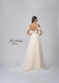 Picture of: Sparkle Lace Gown with Off the Shoulder Sleeve and Slit in IINI, Style: B1020, Detail Picture 7