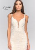Picture of: Plunge Neck Bridal Dress with Stunning Lace Details in IINI, Style: B1053, Detail Picture 7
