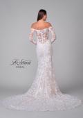 Picture of: Long Sleeve Off the Shoulder Lace Gown with Illusion Back in IINII, Style: B1175, Detail Picture 9