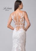 Picture of: Long Sleeve Dress with Illusion Lace Details and Buttons in IINII, Style: B1242, Detail Picture 11