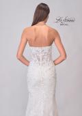 Picture of: Strapless Gown with Beautiful Lace Applique and a Plunge Neckline in IINN, Style: B1257, Detail Picture 8
