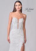 Picture of: Strapless Gown with Beautiful Lace Applique and a Plunge Neckline in IINN, Style: B1257, Detail Picture 7