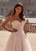 Picture of: Strapless Floral Lace A-Line Wedding Dress in IIPII, Style: B1479, Detail Picture 2