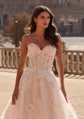 Picture of: Strapless Floral Lace A-Line Wedding Dress in IIPII, Style: B1479, Detail Picture 3