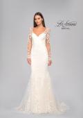 Picture of: Mermaid Dress with Stunning Lace and Sheer Sleeves in ILI, Style: B1091, Detail Picture 9