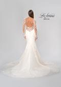 Picture of: Mermaid Dress with Stunning Lace and Sheer Sleeves in ILI, Style: B1091, Detail Picture 10