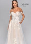 Picture of: Off the Shoulder Lace A-Line Dress with Slit and Pockets in ILII, Style: B1064, Detail Picture 8