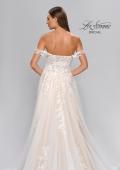 Picture of: Off the Shoulder Lace A-Line Dress with Slit and Pockets in ILII, Style: B1064, Detail Picture 9