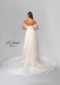 Picture of: Off the Shoulder Lace A-Line Dress with Slit and Pockets in ILII, Style: B1064, Detail Picture 6