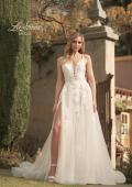 Picture of: A-Line Lace and Tulle Gown with Tie Back in ILIII, Style: B1205, Main Picture