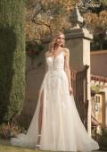 Picture of: A-Line Lace and Tulle Gown with Tie Back in ILIII, Style: B1205, Detail Picture 3