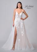 Picture of: A-Line Lace and Tulle Gown with Tie Back in ILIII, Style: B1205, Detail Picture 4