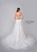 Picture of: A-Line Lace and Tulle Gown with Tie Back in ILIII, Style: B1205, Detail Picture 5