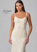 Picture of: Fitted Beaded Gown with Spaghetti Straps in INB, Style: B1067, Detail Picture 12
