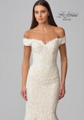 Picture of: Gorgeous Lace Off the Shoulder Mermaid Wedding Gown in INB, Style: B1043, Detail Picture 41