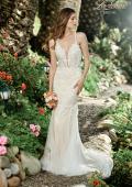 Picture of: Mermaid Wedding Dress with Pretty Lace Applique in INI, Style: B1066, Main Picture