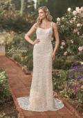 Picture of: Fitted Beaded Gown with Spaghetti Straps in INI, Style: B1067, Main Picture
