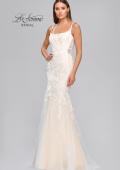 Picture of: Trumpet Gown with Beautiful Lace and Square Neckline in INI, Style: B1022, Detail Picture 8