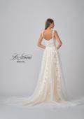 Picture of: Ornate Lace Gown with Slit and Sheer Bodice in INI, Style: B1024, Detail Picture 9
