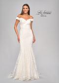 Picture of: Gorgeous Lace Off the Shoulder Mermaid Wedding Gown in INI, Style: B1043, Detail Picture 10
