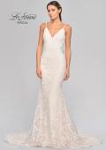 Picture of: Stunning Lace Fitted Gown with Sheer Back in INI, Style: B1052, Detail Picture 10