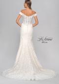 Picture of: Gorgeous Lace Off the Shoulder Mermaid Wedding Gown in INI, Style: B1043, Detail Picture 12