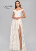 Picture of: Off the Shoulder A-Line Lace Wedding Dress in INI, Style: B1006, Detail Picture 14