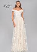 Picture of: Off the Shoulder A-Line Lace Wedding Dress in INI, Style: B1006, Detail Picture 15