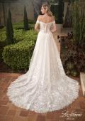Picture of: Off the Shoulder A-Line Lace Wedding Dress in INI, Style: B1006, Back Picture