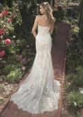 Picture of: Strapless Beaded Net Gown with Plunge Neckline in INI, Style: B1065, Back Picture