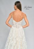 Picture of: Lace A-Line Wedding Dress with Slit and Deep V in INI, Style: B1056, Detail Picture 18