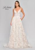 Picture of: Lace A-Line Wedding Dress with Slit and Deep V in INI, Style: B1056, Detail Picture 19