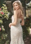 Picture of: Strapless Beaded Net Gown with Plunge Neckline in INI, Style: B1065, Detail Picture 2