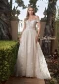 Picture of: Off the Shoulder A-Line Lace Wedding Dress in INI, Style: B1006, Detail Picture 3