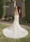 Picture of: Stunning Lace Fitted Gown with Sheer Back in INI, Style: B1052, Detail Picture 3