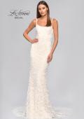 Picture of: Fitted Beaded Gown with Spaghetti Straps in INI, Style: B1067, Detail Picture 4