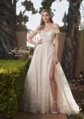 Picture of: Off the Shoulder A-Line Lace Wedding Dress in INI, Style: B1006, Detail Picture 5