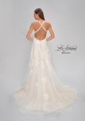 Picture of: Tulle Wedding Gown with Lace Applique and Illusion Bodice in INI, Style: B1057, Detail Picture 5