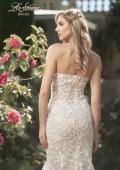 Picture of: Strapless Beaded Net Gown with Plunge Neckline in INI, Style: B1065, Detail Picture 5