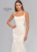Picture of: Trumpet Gown with Beautiful Lace and Square Neckline in INI, Style: B1022, Detail Picture 6