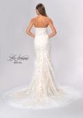 Picture of: Strapless Beaded Net Gown with Plunge Neckline in INI, Style: B1065, Detail Picture 7