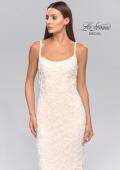 Picture of: Fitted Beaded Gown with Spaghetti Straps in INI, Style: B1067, Detail Picture 7