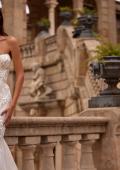 Picture of: Strapless Chic Lace Wedding Dress with Bustier Illusion Bodice in WIINI, Style: B1349, Detail Picture 7, Landscape