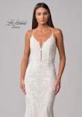 Picture of: Stunning Lace Wedding Gown with Open Back in WWINI, Style: B1244, Detail Picture 9
