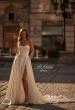 Picture of: Contemporary Satin Wedding Gown with Corset Detail Back in ivory, Style: B1406, Main Picture