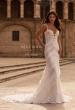 Picture of: Layered Lace Fit and Flare Wedding Dress with Sheer Back in III, Style: J2327, Main Picture
